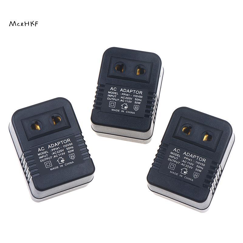 MceHKF EU US Cắm Bước Xuống Biến Áp Du Lịch Adapter AC220V Sang 110V Hoặc 110 Đến 220V Bộ Chuyển Đổi