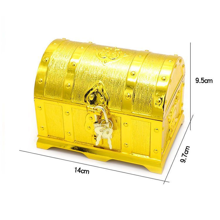 12y Pirate Treasure Hunting Treasure Box New Gemstone Toy Role-Play Treasure Box for Boys Diamond Pr