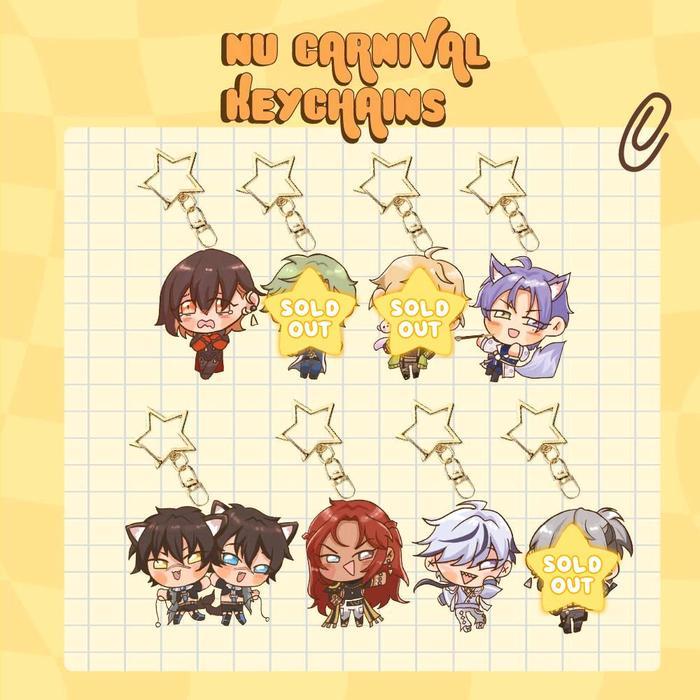 Nu Carnival Acrylic Keychain Gantungan Kunci Nukani - Kuya