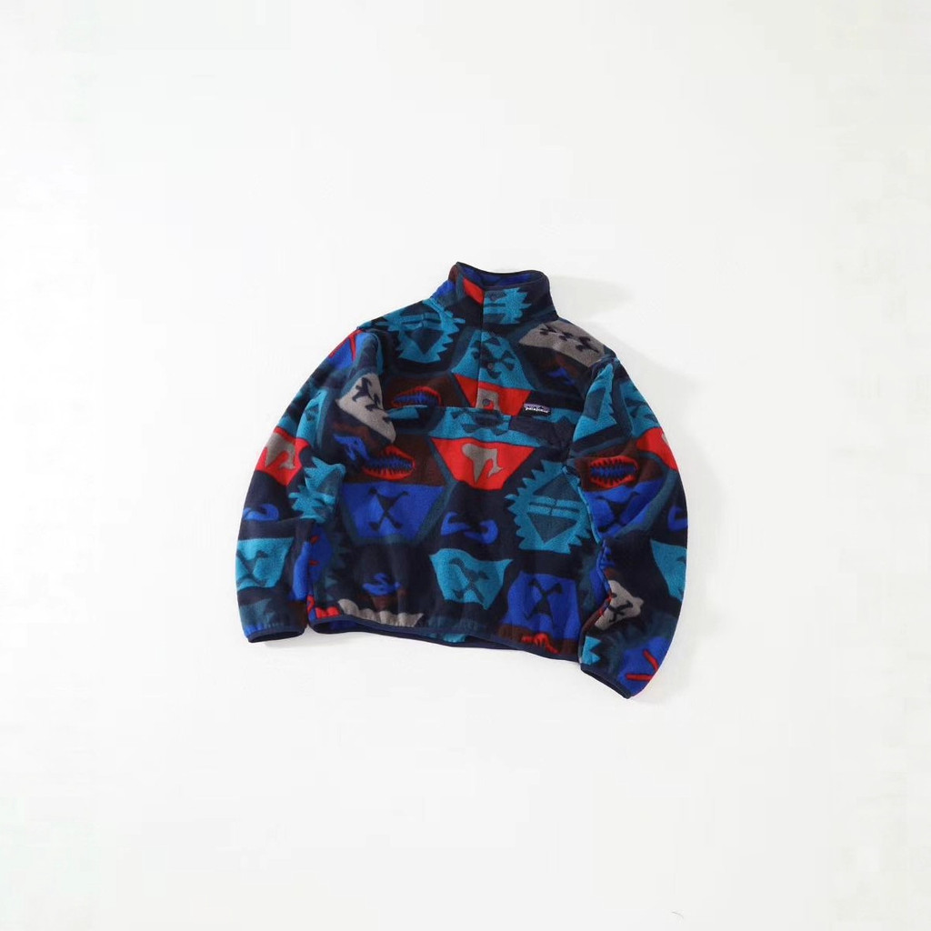 AWGS Patagonia Limited vintage color scheme Vintage Vintage fleece pullover jacket