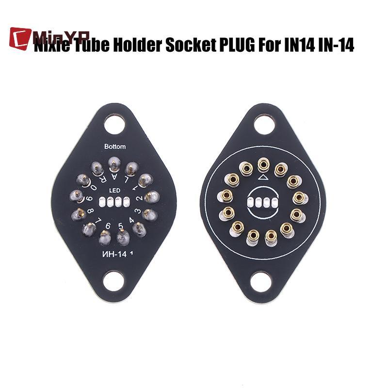 CMinYP 1 / 4 Giá đỡ ống Nixie IN-14 Soet CẮM cho IN14 Glow Clo Phụ kiện ống điện tử Glory