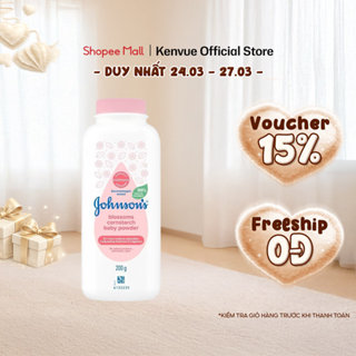 Phấn Johnson's Baby Blossoms Cornstarch Baby Powder 200g