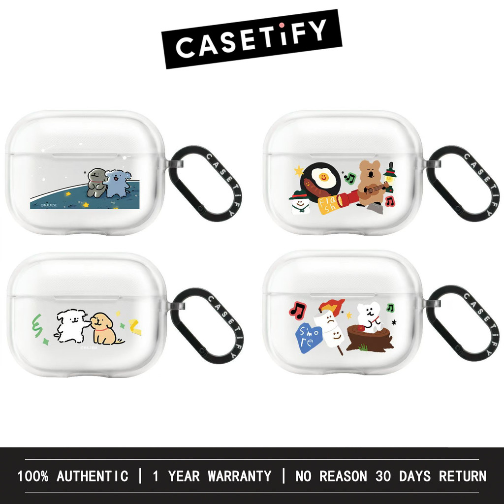 Essentials của CASETiFY x MALTESE / Quokka Airpod Case có vòng cho AirPods 4 / AirPods Pro / AirPods