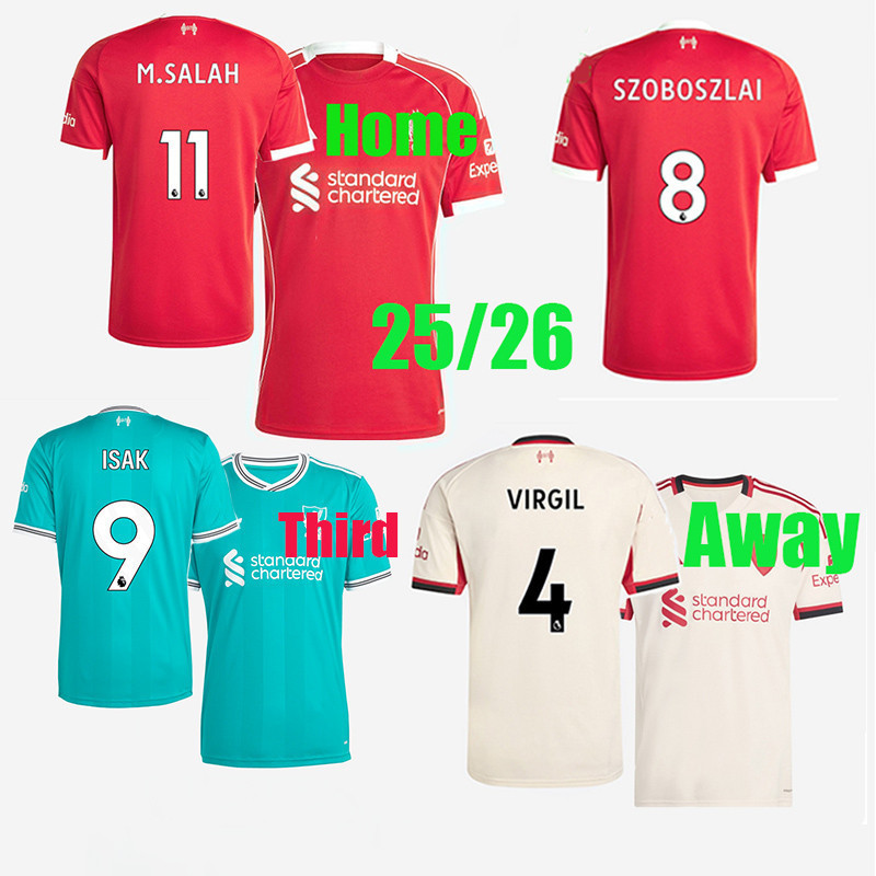 The Reds Liverpool Champion Jersey với Miếng Vá - Mohamed Salah và Đồng Team