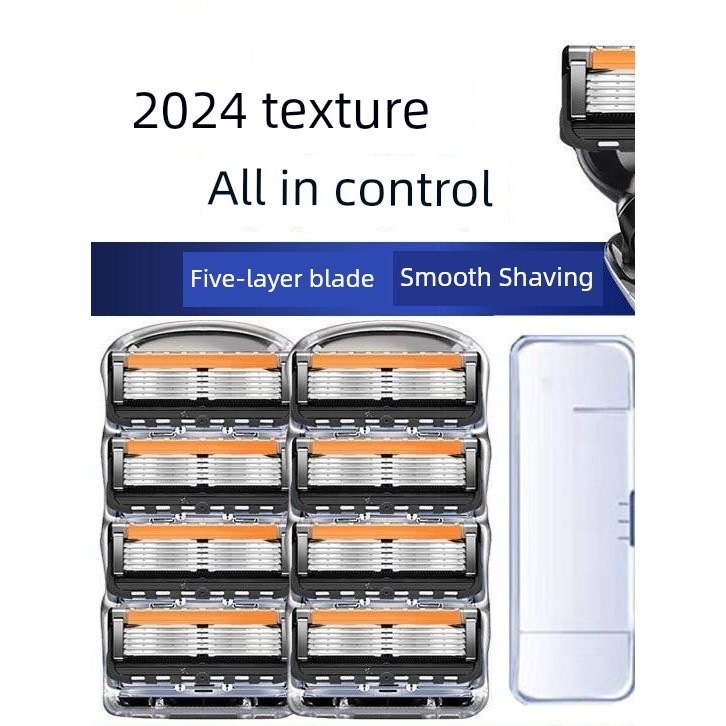 2024 Phong Cách Mới Đức Nhập Khẩu Sharp 5 Đỉnh Hidden Smooth Blade Dao Cạo Năm Lớp Hướng Dẫn Sử Dụng