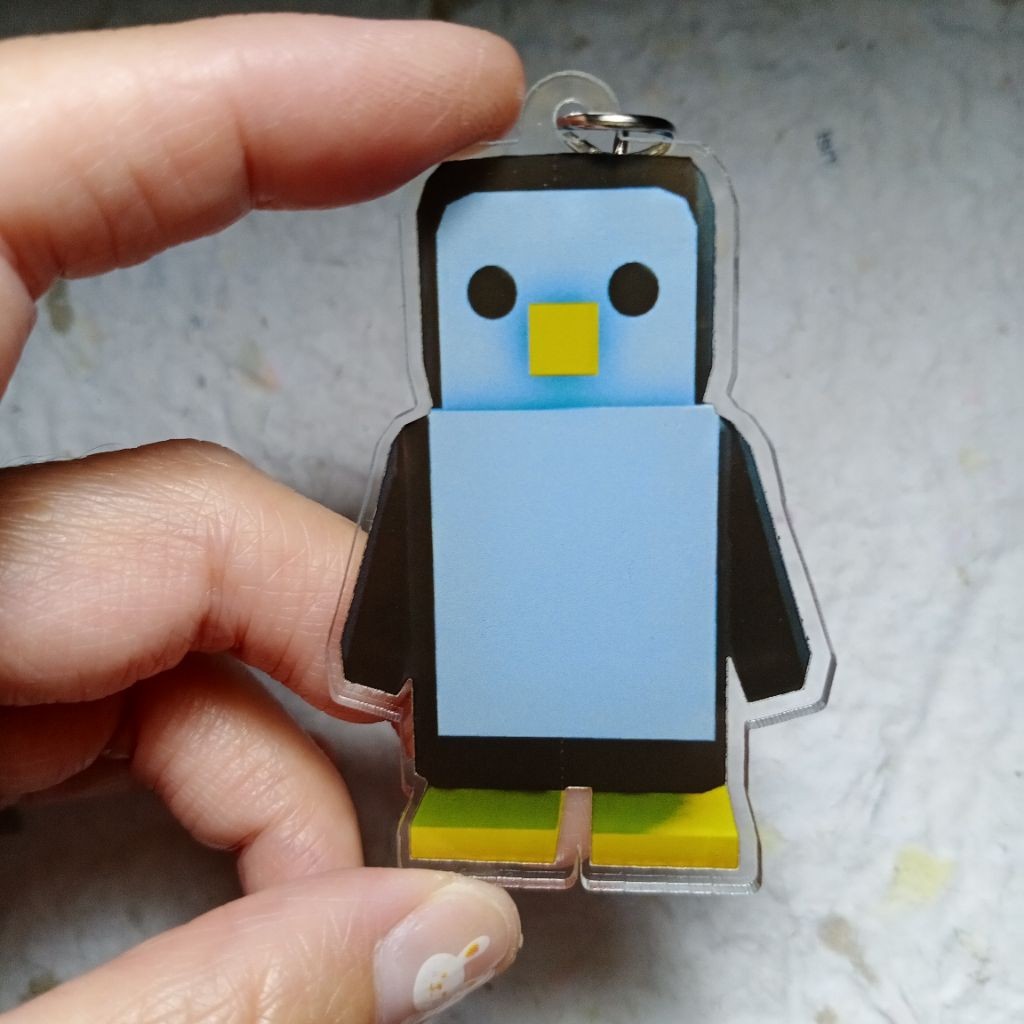 GANTUNGAN PENGUINS Knockout Roblox keychain Knockout Penguins keychain