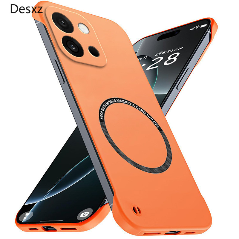 Mỏng Từ Tính Sang Trọng Cho OnePlus 13s 13T CPH2723 PKX110 Ốp Điện Thoại Không Khung Matte Chống Trầ