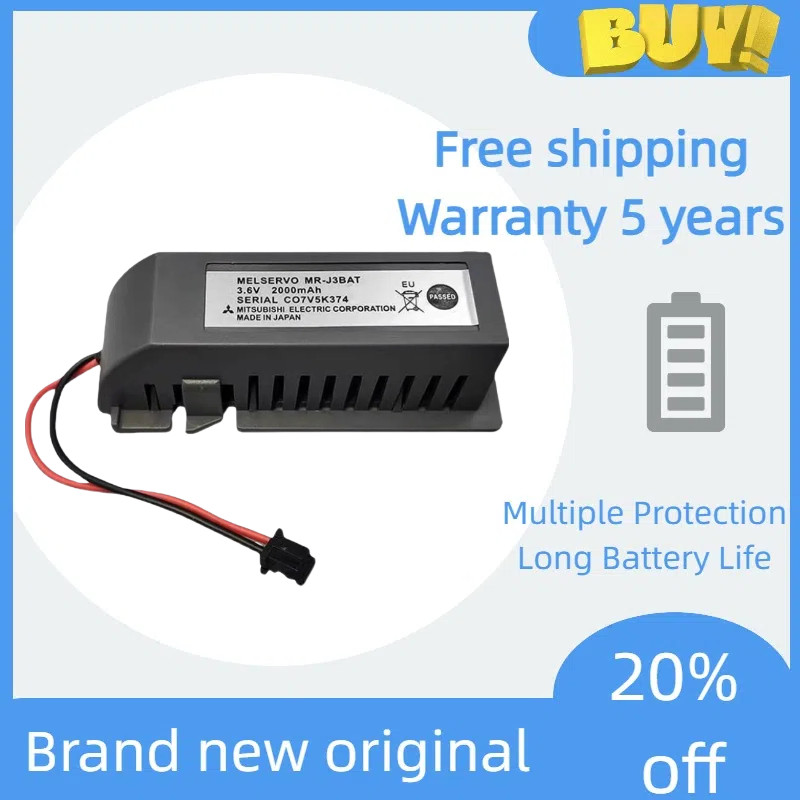 1 Chiếc Mitsubishi MR-J3BAT Servo Pin Lithium 3.6V ER6VC119A / B M70 Hệ Thống Truyền Động Pin Mới