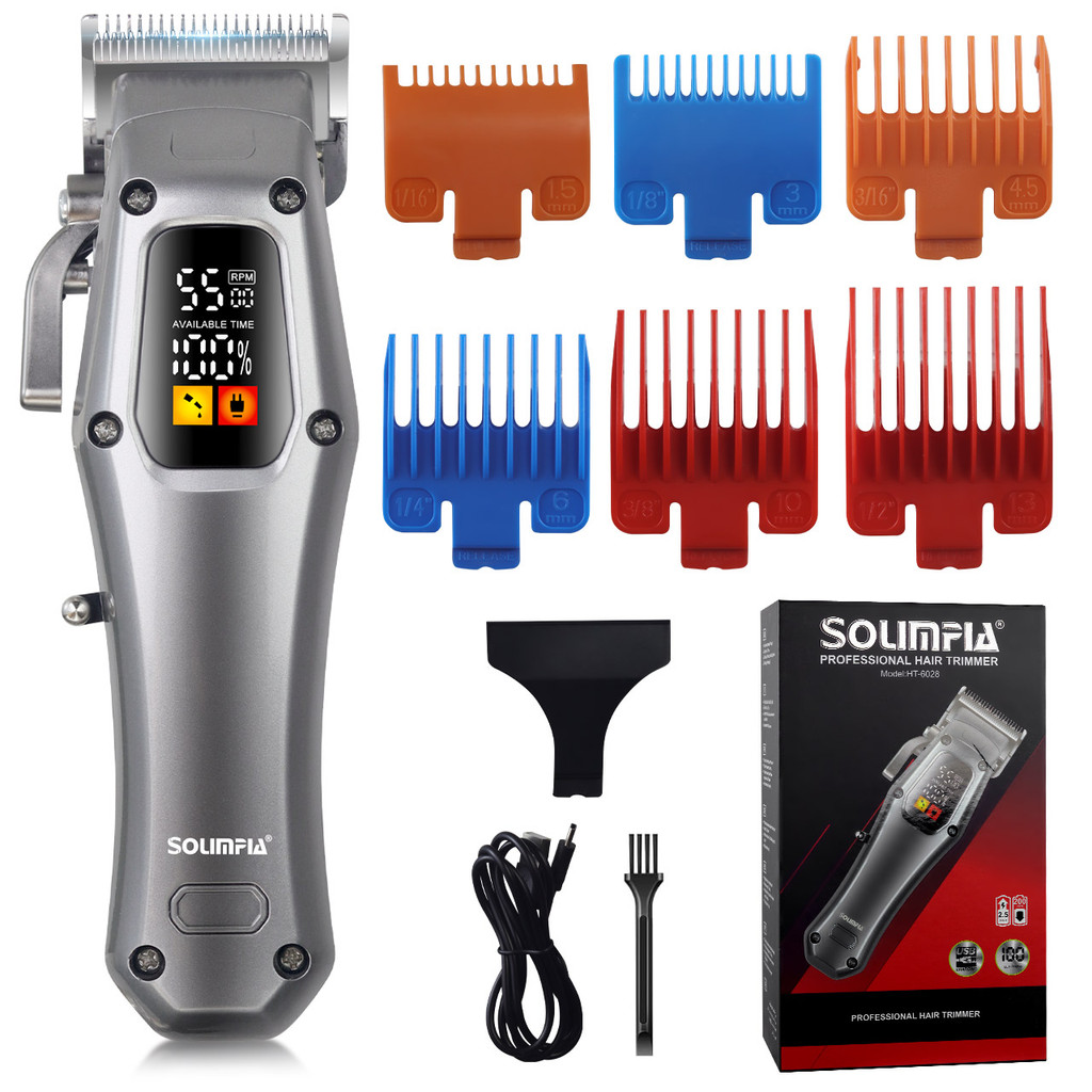 Solimpia Tóc Bộ Tông Đơ Cắt Tóc Máy Cắt Tóc Cho Người Sạc USB Máy Cạo Râu Điện Kẹp Tông Đơ Tông Đơ