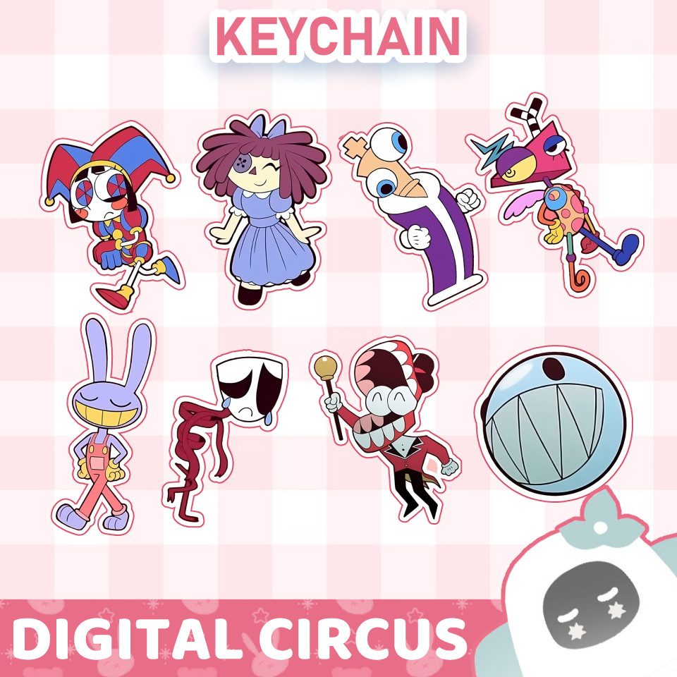 Ganci / Gantungan Kunci Akrilik DIGITAL CIRCUS