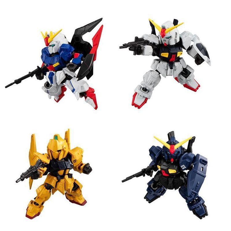 Bandai Hộp Đồ Chơi Thực Phẩm Trứng Gundam MOBILITY JOINT MJG 09 Z Gundam MK2 Trăm Kiểu Thỏ Đen