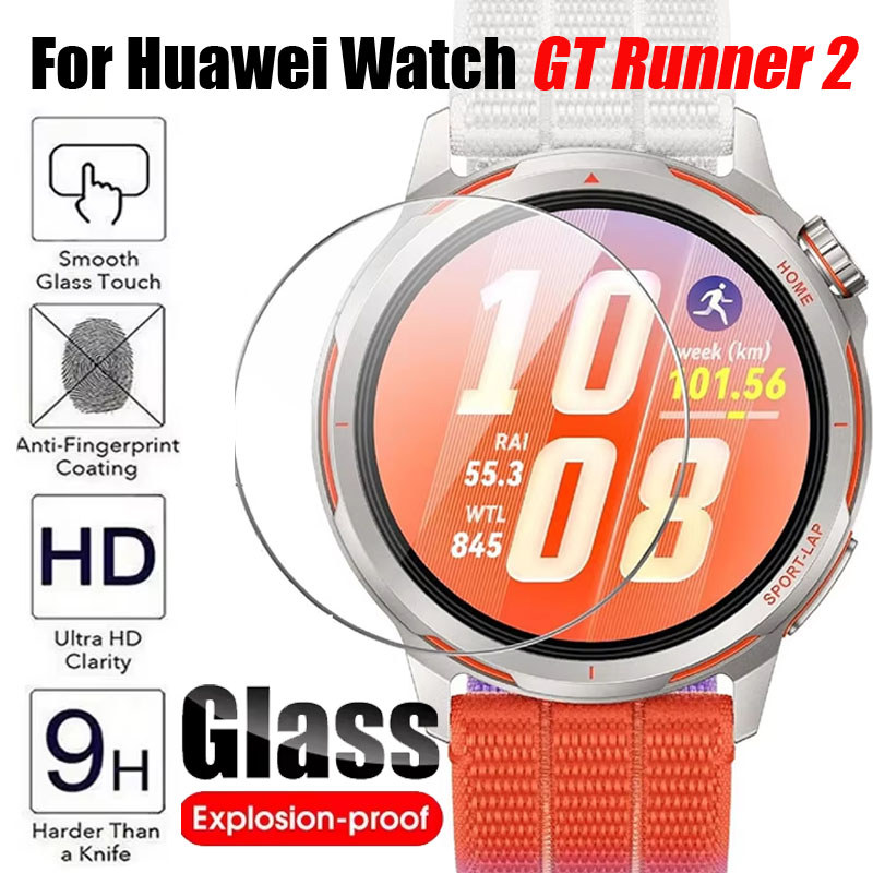 3 Kính Cường Lực Cho Huawei Watch GT Runner 2 Vỏ Bảo Vệ Màn Hình Thông Minh Chống Trầy Xước Cho Huaw