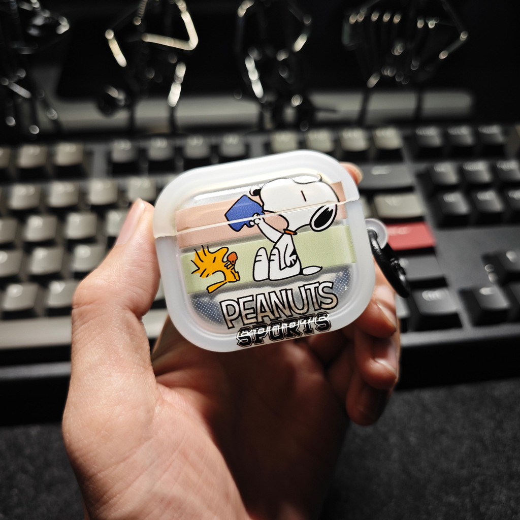 Snoopy Thích Hợp Cho Apple AirPods Pro2 Vỏ Tai Nghe Apple AirPods3 Vỏ Bảo Vệ Mềm 23 Thế Hệ