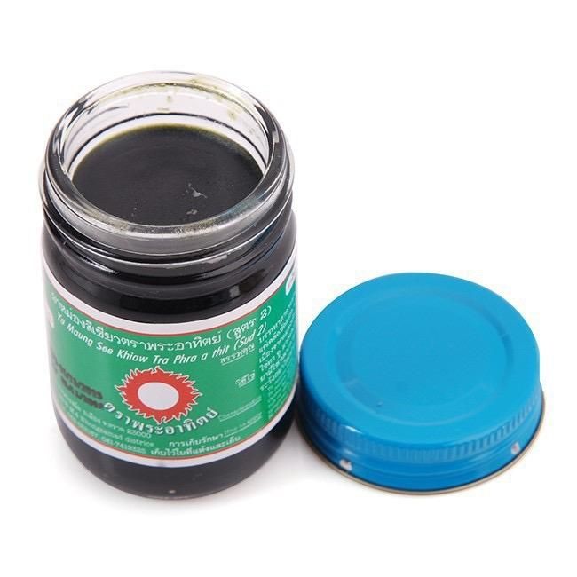 Dầu massage cù là đen mật gấu thảo dược Thái Lan - hũ 60g. Massage body Dưỡng Body Body Oil hũdầuthá