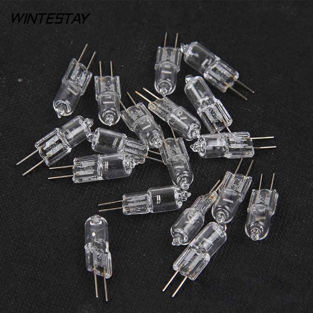 WINTESTAY 10 chiếc Đèn Viên 12V 35W Bi-Pin 10W 20W G4 Bóng Đèn