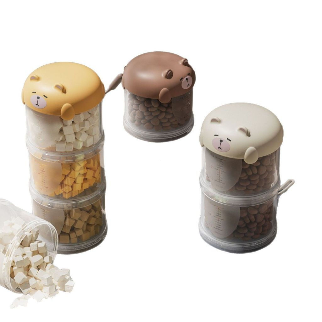 New Product#Cute and stylish portable pet food storage container, suitable for cat and dog snacks, c