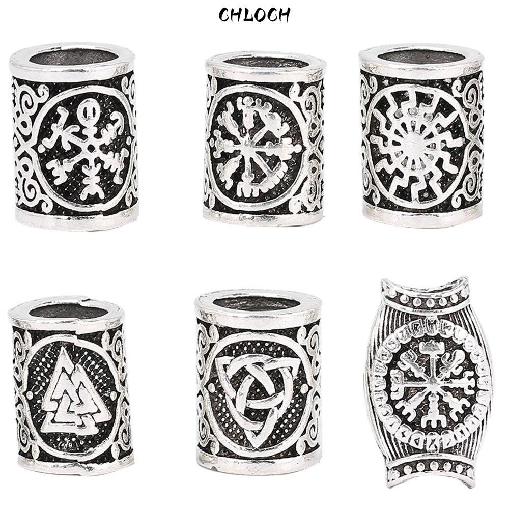 Đá Hạt Bắc Âu Viking Runes - Kim Loại Phong Cách Vintage Cho Trang Sức Và Trang Trí
