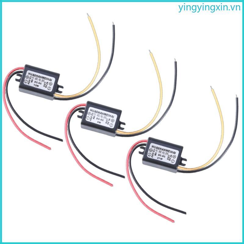 YIN 24V-12V sang 9V 1A 2A 3A Bộ Chuyển Đổi Điện Áp Ô Tô 12V sang 9V Bộ Điều Chỉnh Điện Áp Bucked Bộ 