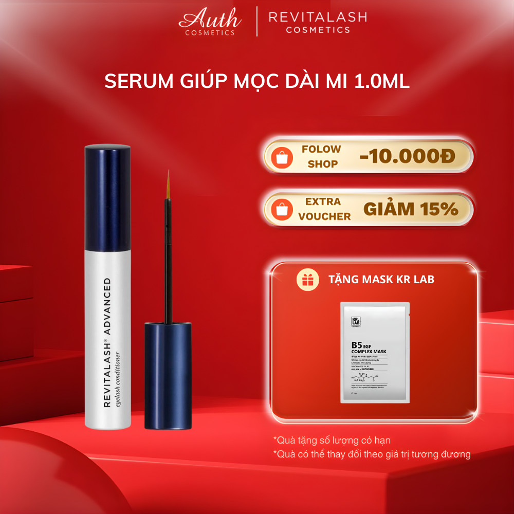 Serum dưỡng mi giúp cải thiện độ dài RevitaLash Advanced Eyelash Conditioner 1.0ml