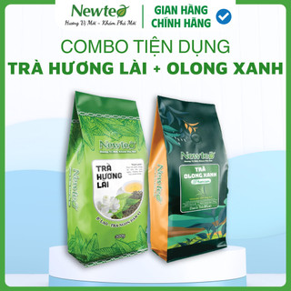 COMBO Trà Hương Lài 300g + Trà Olong Xanh 500g Newtea - Dùng Pha Chế Trà Sữa, Trà Trái Cây