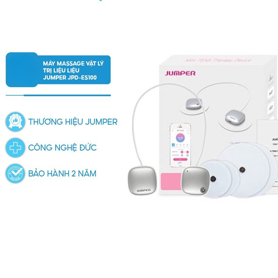 Jumper JPD-ES100 – Giải pháp massage xung điện không dây ( kết nối Bluetooth) hiệu quả tại nhà - Dr 