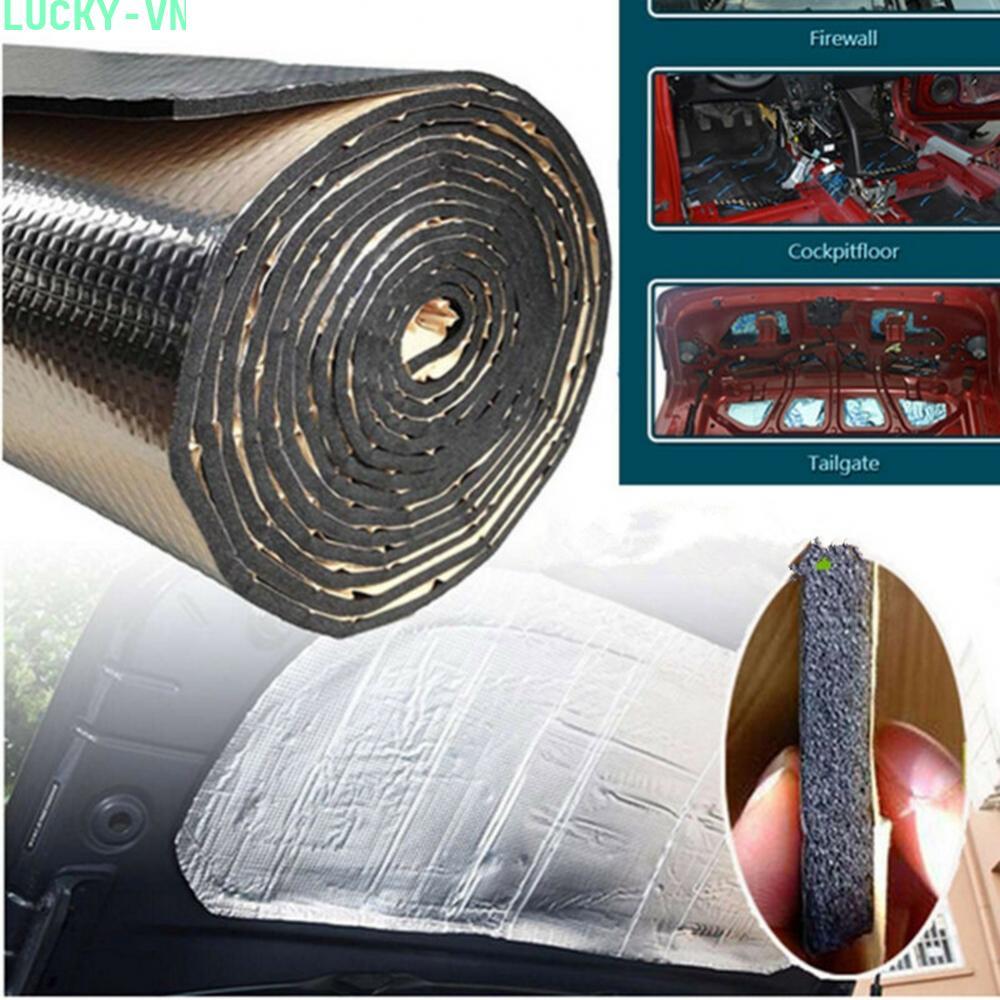 Soundproof Pad Aluminum Foil Audio Deadening Firewall Insulation Durable