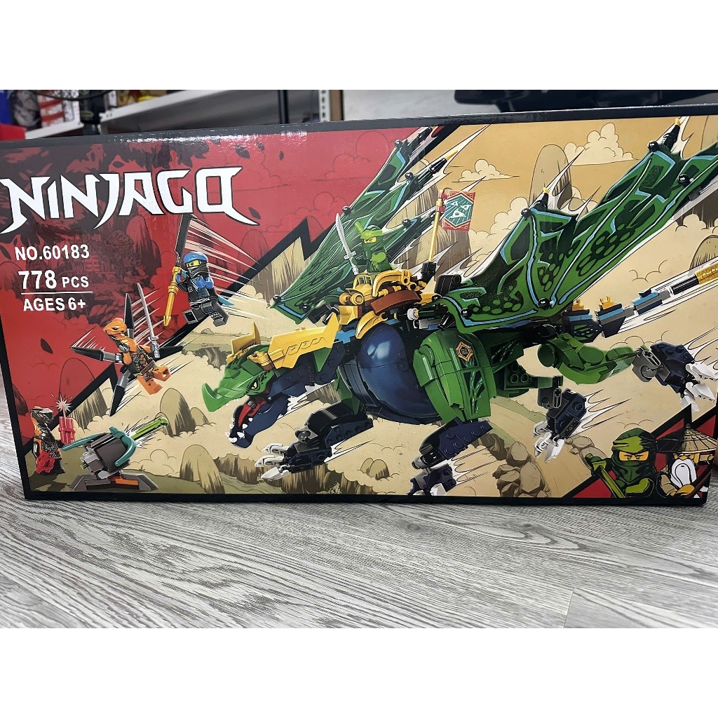 Mô hình đồ chơi Rồng Xanh Của Lloyd 60183 Với 778 Chi Tiết