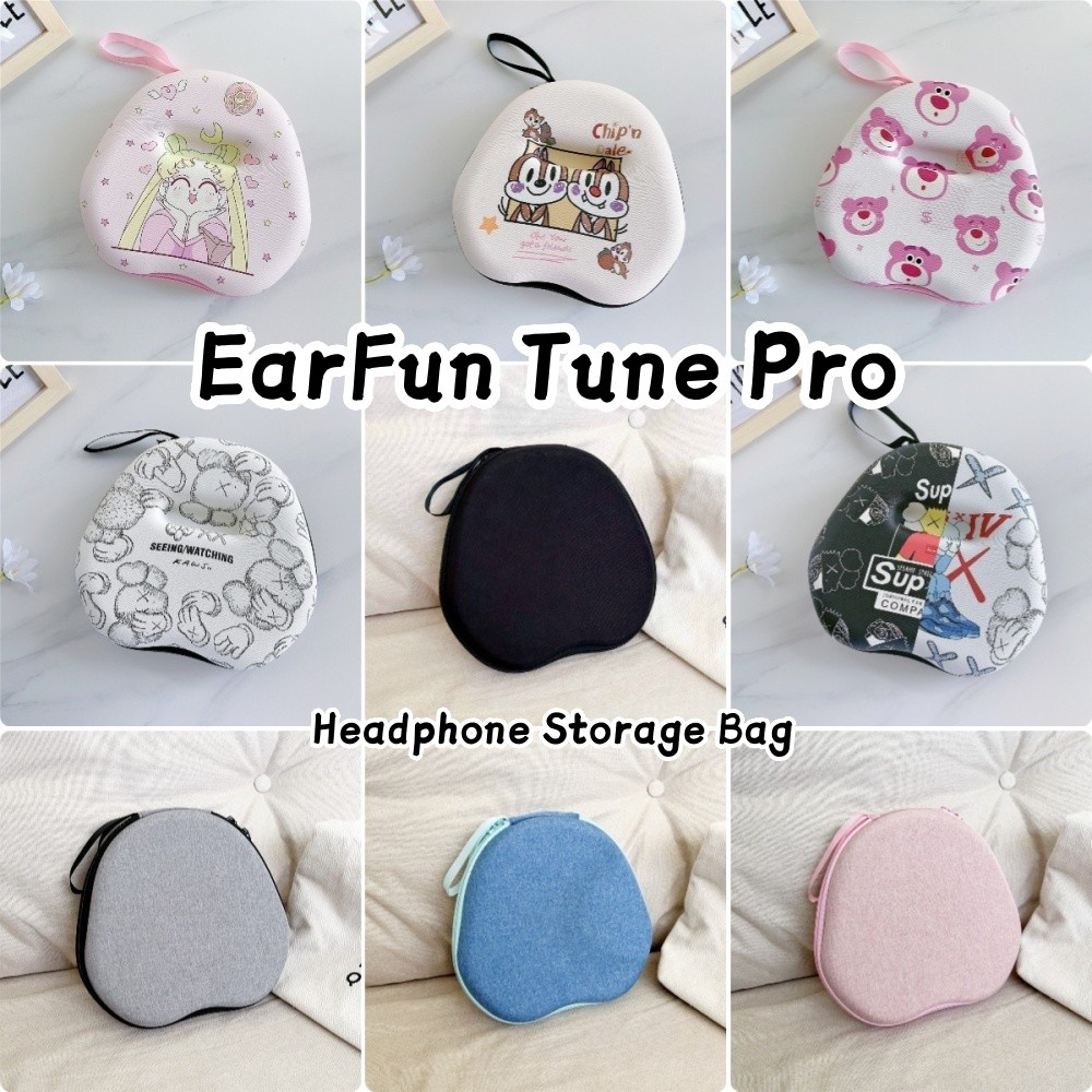 [Còn hàng] Dành cho hộp đựng tai nghe EarFun Tune Pro Phim hoạt hình thú vị Vỏ bọc tai nghe EVA Hộp 