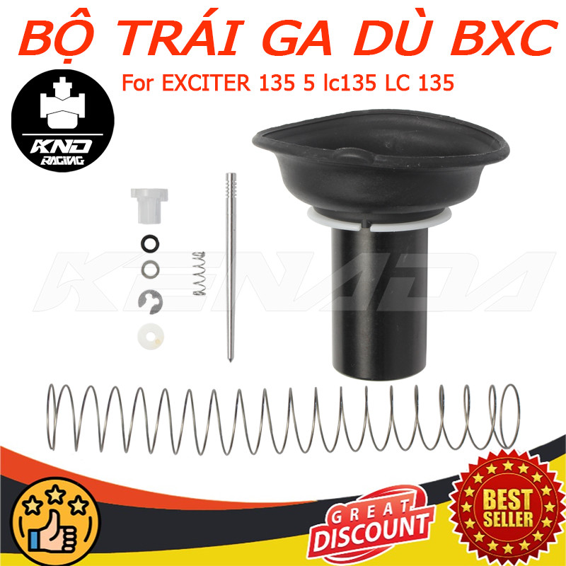 BỘ TRÁI GA DÙ BXC XE EXCITER 135 5 lc135 LC 135 135SỐ HÀNG CHUẨN`