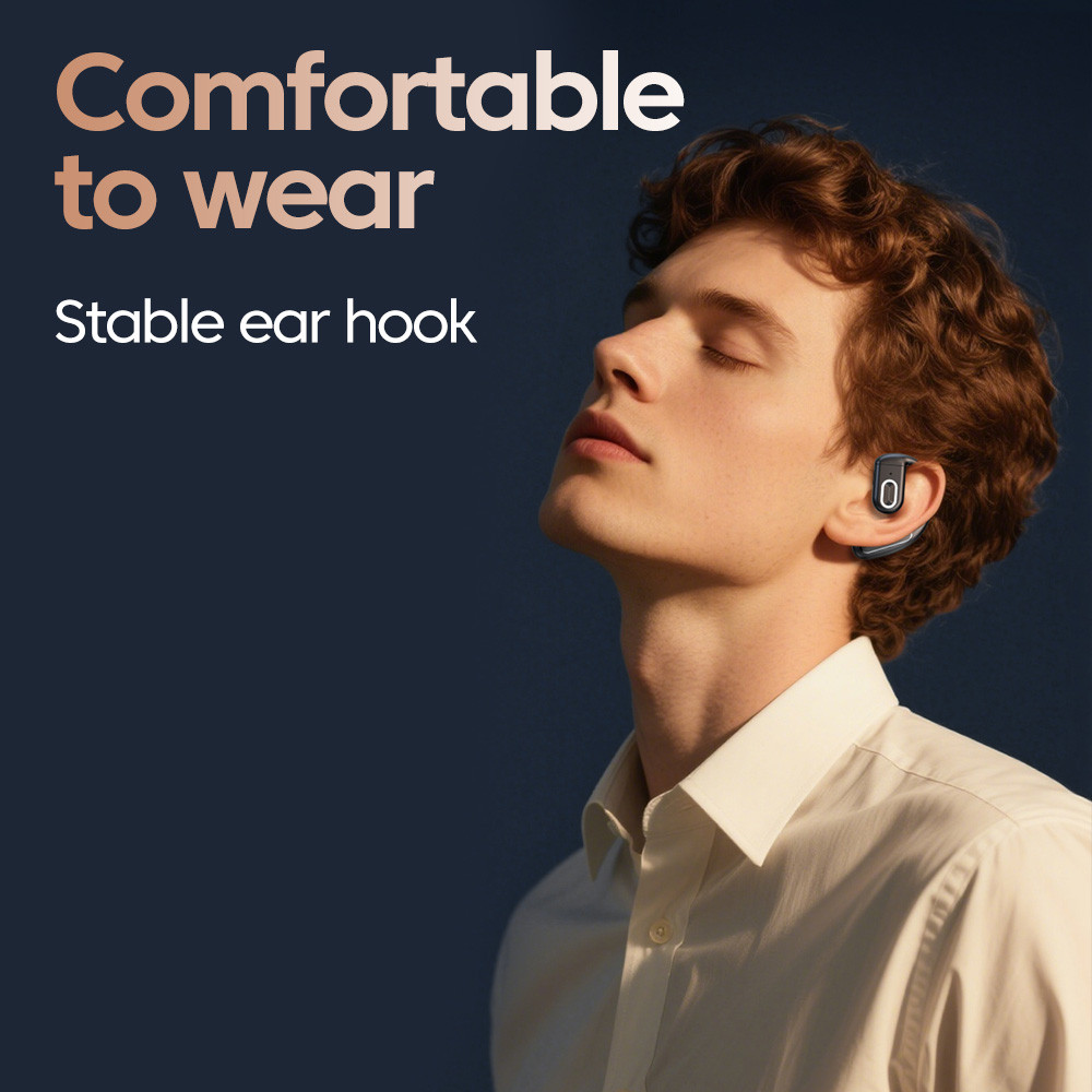 Tai nghe Bluetooth không dây một tai phổ thông Tai nghe OWS Tai nghe không đau tai Tai nghe 180°Tai 