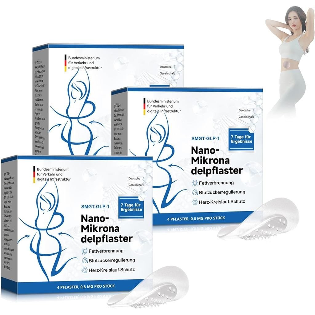 Miếng dán Microneedle Nano Aafq Smgt-Glp-1, Miếng dán Microneedle Tlopa Glp-1,, Dành cho Nữ và Nam (