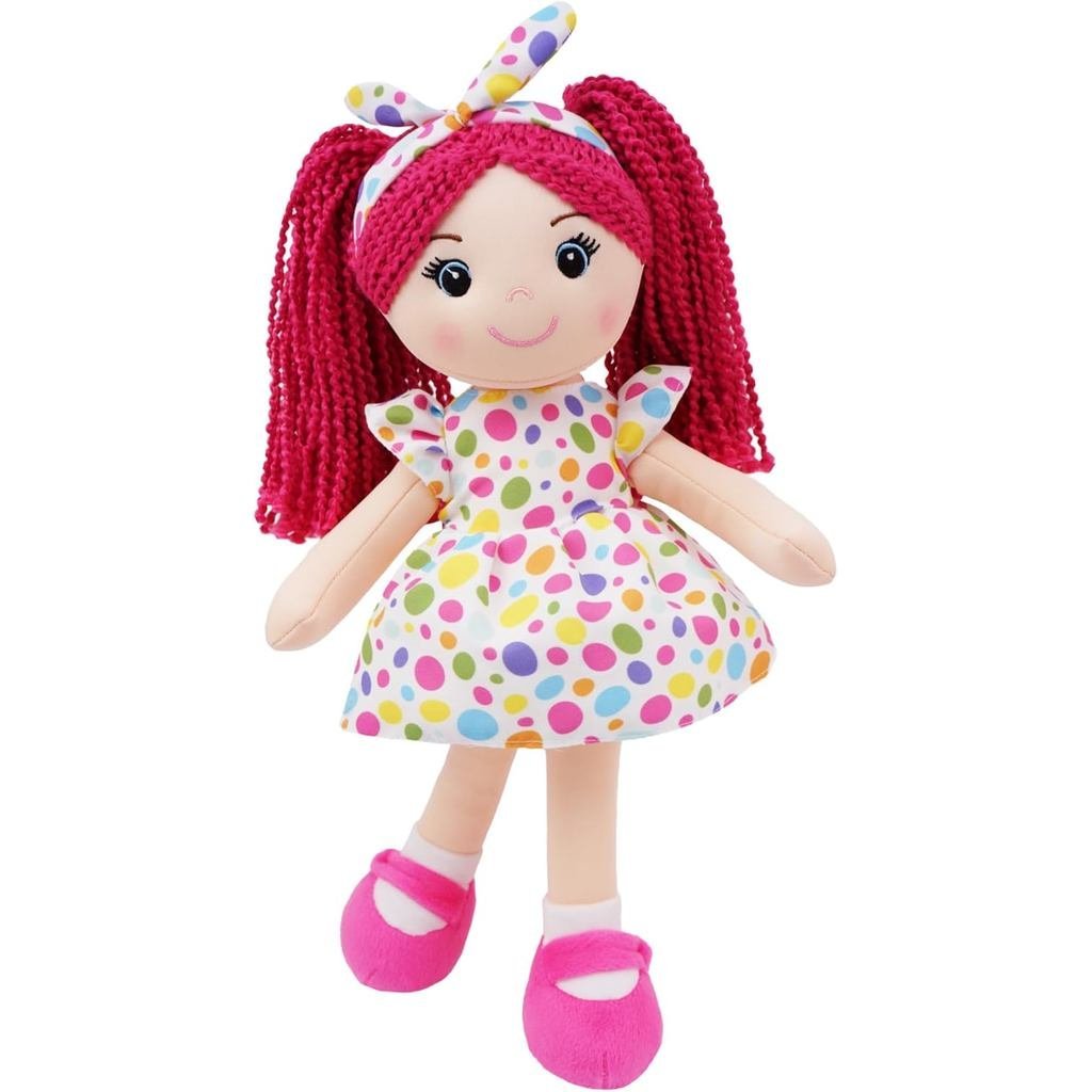 June Garden 14 "Snuggle Cuties Sophie - Quà tặng búp bê sang trọng mềm mại cho bé gái - Búp bê Rag c