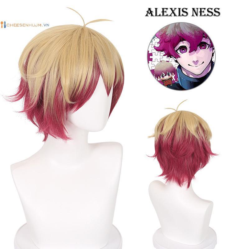Cs Manmei Anime Blue Lock Alexis Ness Cosplay Tóc Giả 30cm Tóc Ngắn Hoa Hồng Vàng Hồng Tóc Giả Chịu 