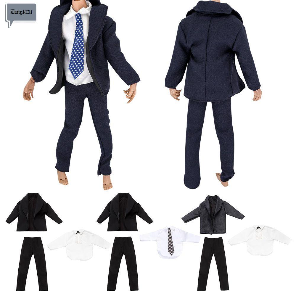 NIFINE 11 Bộ 1 / 6 Quần Áo Búp Bê Nam, Mặc Hàng Ngày Đẹp Trai Phù Hợp Với Áo Sơ Mi Quần, 6 Phong Các