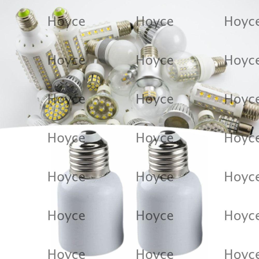 Bộ chuyển đổi HOYCE 2 chiếc E27 sang E40, Bộ chuyển đổi ổ cắm đèn chịu nhiệt 110-240V, Bộ chuyển đổi