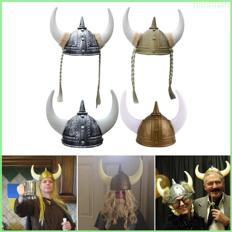 Mũ Norse có sừng dành cho cosplay Halloween và trang phục thời trung cổ