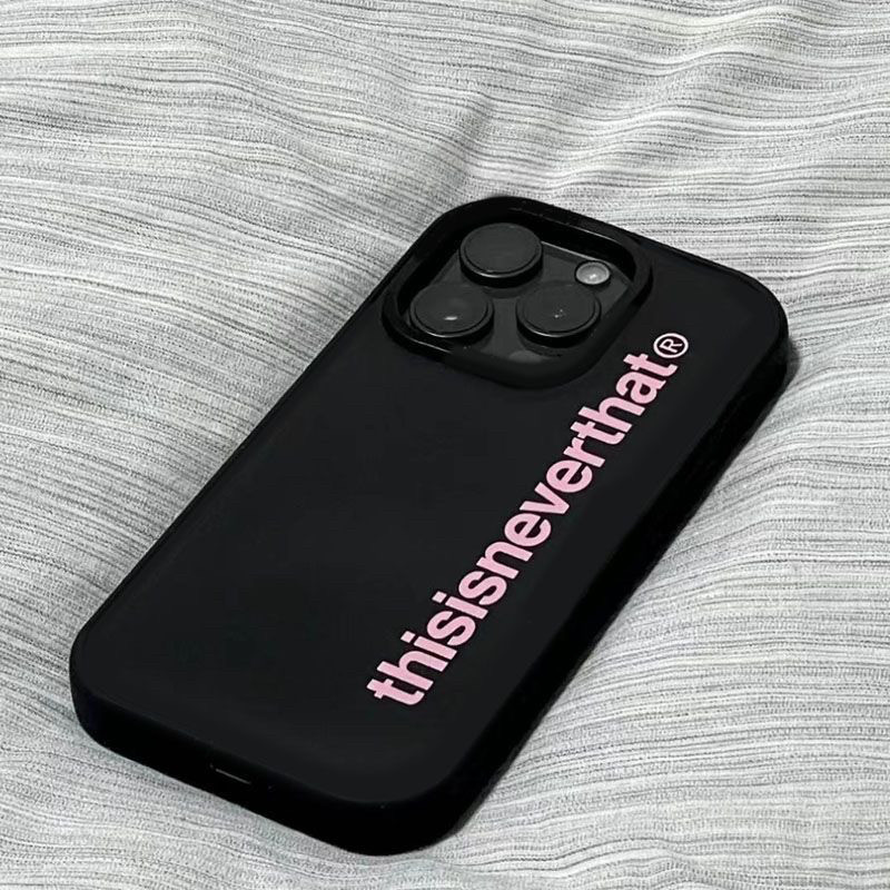 Niche Sweet Cool Pink English iPhone15 Phone Case 12 Apple 14promax Thích hợp cho 13 Soft 11 Female 