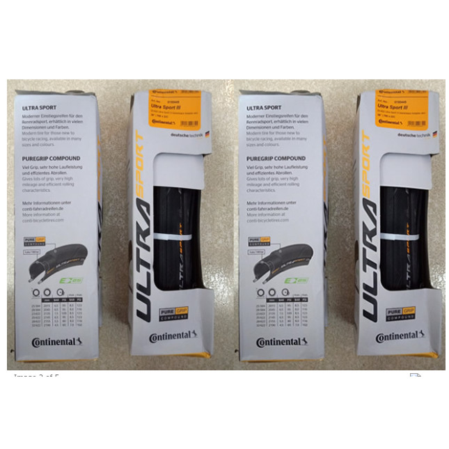 Vỏ (Lốp) Xe Đạp Cap Cấp CONTINENTAL Ultra sport III 700x23C/25C