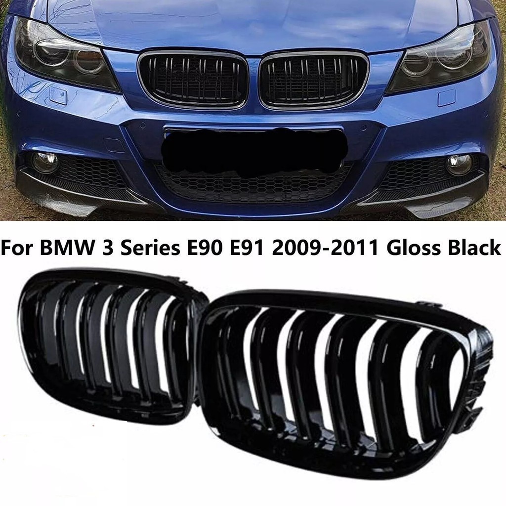 Xe Trước Thận Đua Lưới Tản Nhiệt Cho Xe BMW E90 E91 3-Series LCi 320i 325i 330i 2009-2013 1 Cặp Lưới