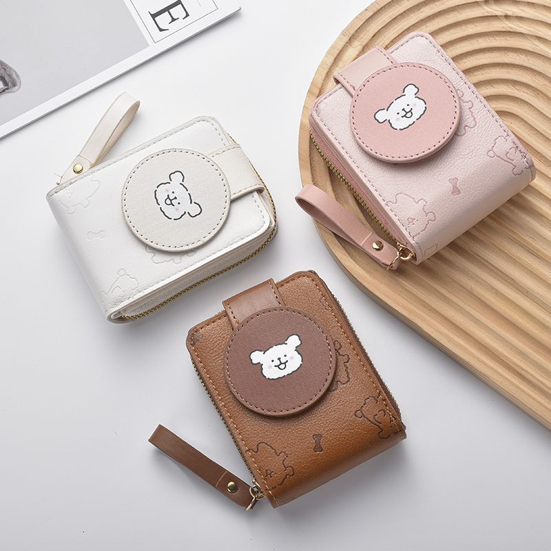 New Product#[1Ten Thousand People Collection]New Line Puppy Card Holder Wallet 2-in-1 Multi-Function