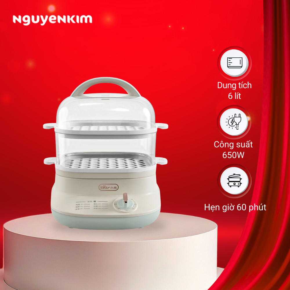 Nồi hấp đa năng Bear DZG-C60Q8