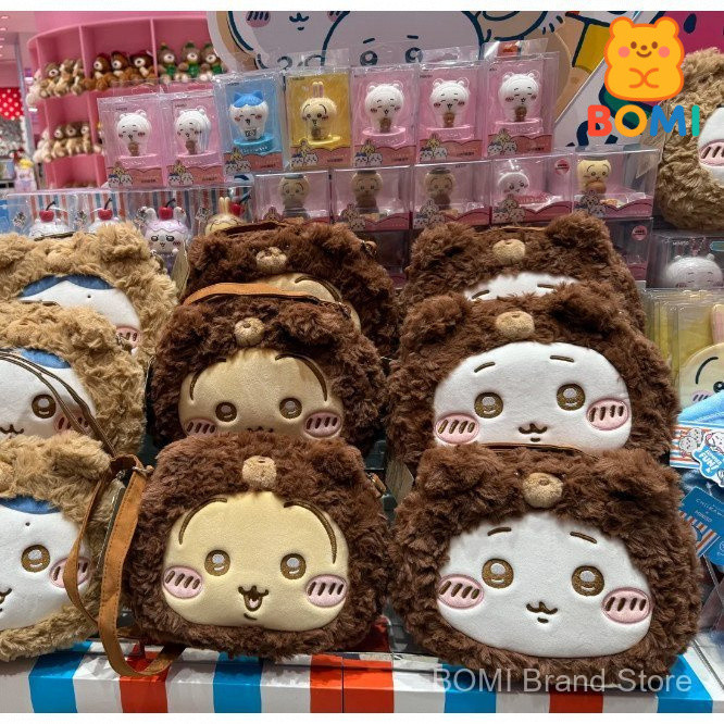 Bán Chạy Chính Hãng Chiikawa Series Furry Season Gấu Túi Quà Tặng Năm Mới Anime Túi Đeo Vai Quà Tặng