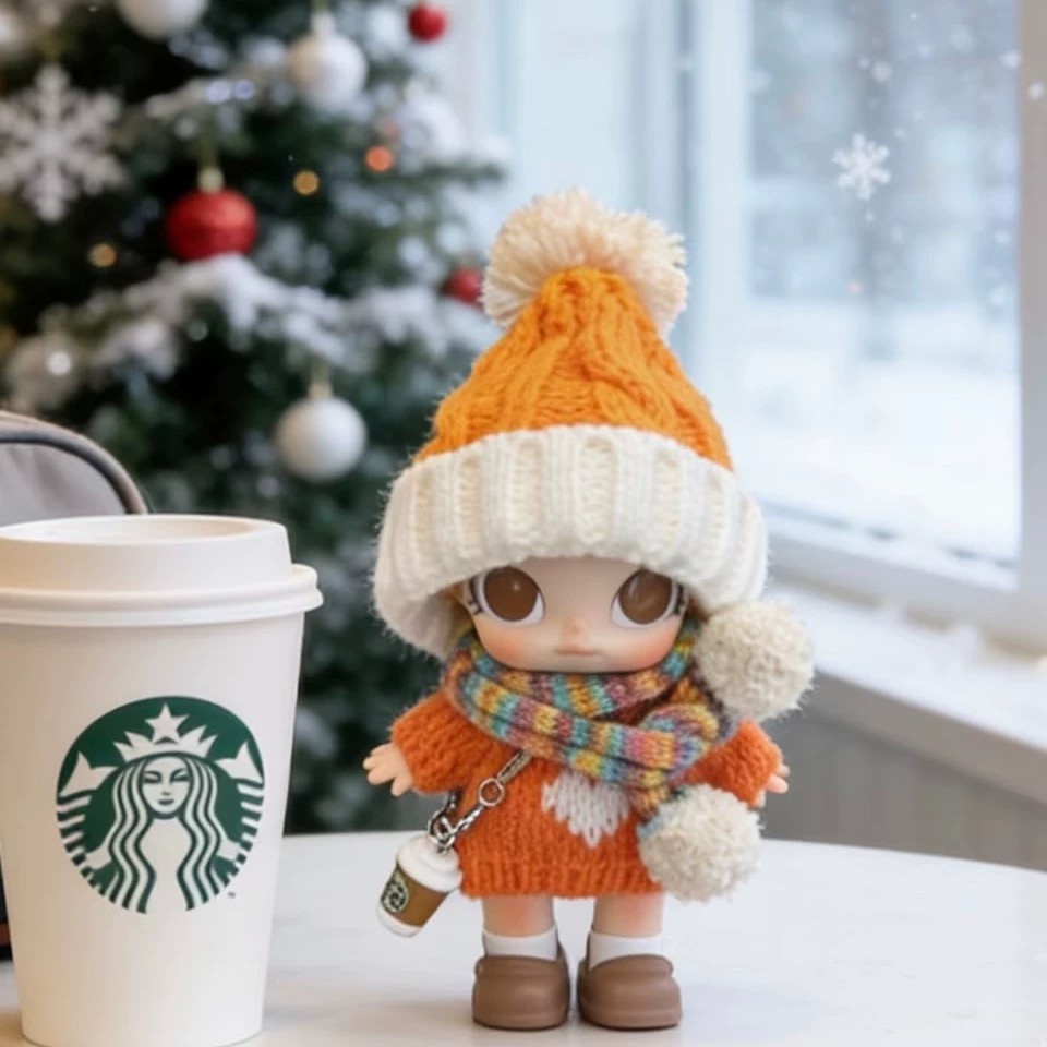 Chỉ Quần Áo Cho Bé ~ Baby Molly Tích Cực Hướng Dẫn Mùa Đông Vinyl Sang Trọng Mùa Đông 10cm Áo Len Qu