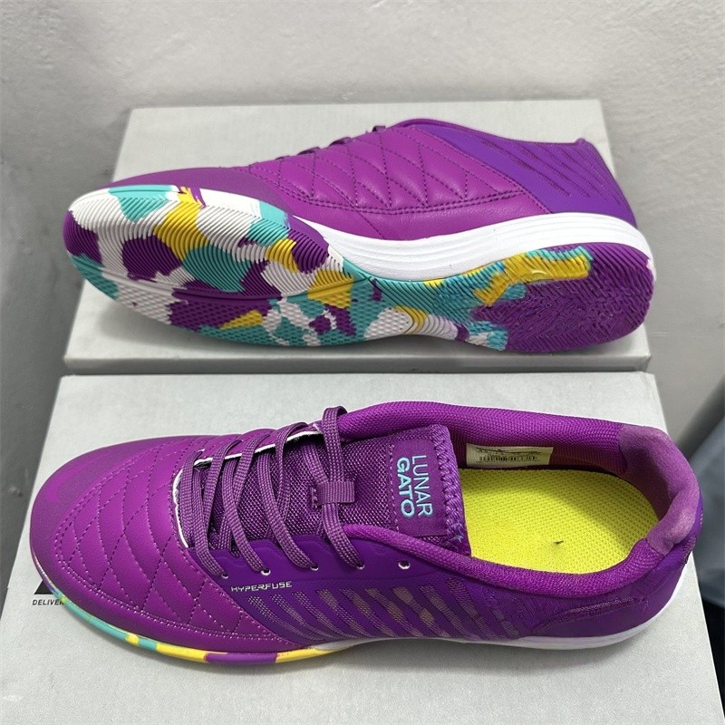 Giày bóng đá nam LUNAR GATO II IC, chống trượt và chống mài mòn, size từ 39 đến 45