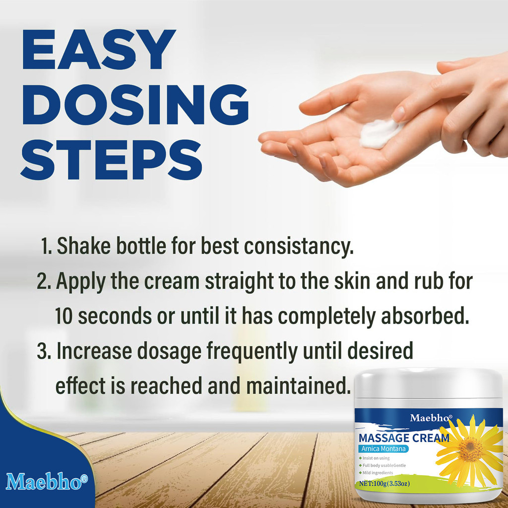 [Hàng có sẵn] Kem dưỡng khớp Arnica Kem Massage khớp xương cột sống thắt lưng Cổ khớp Kem chăm sóc c