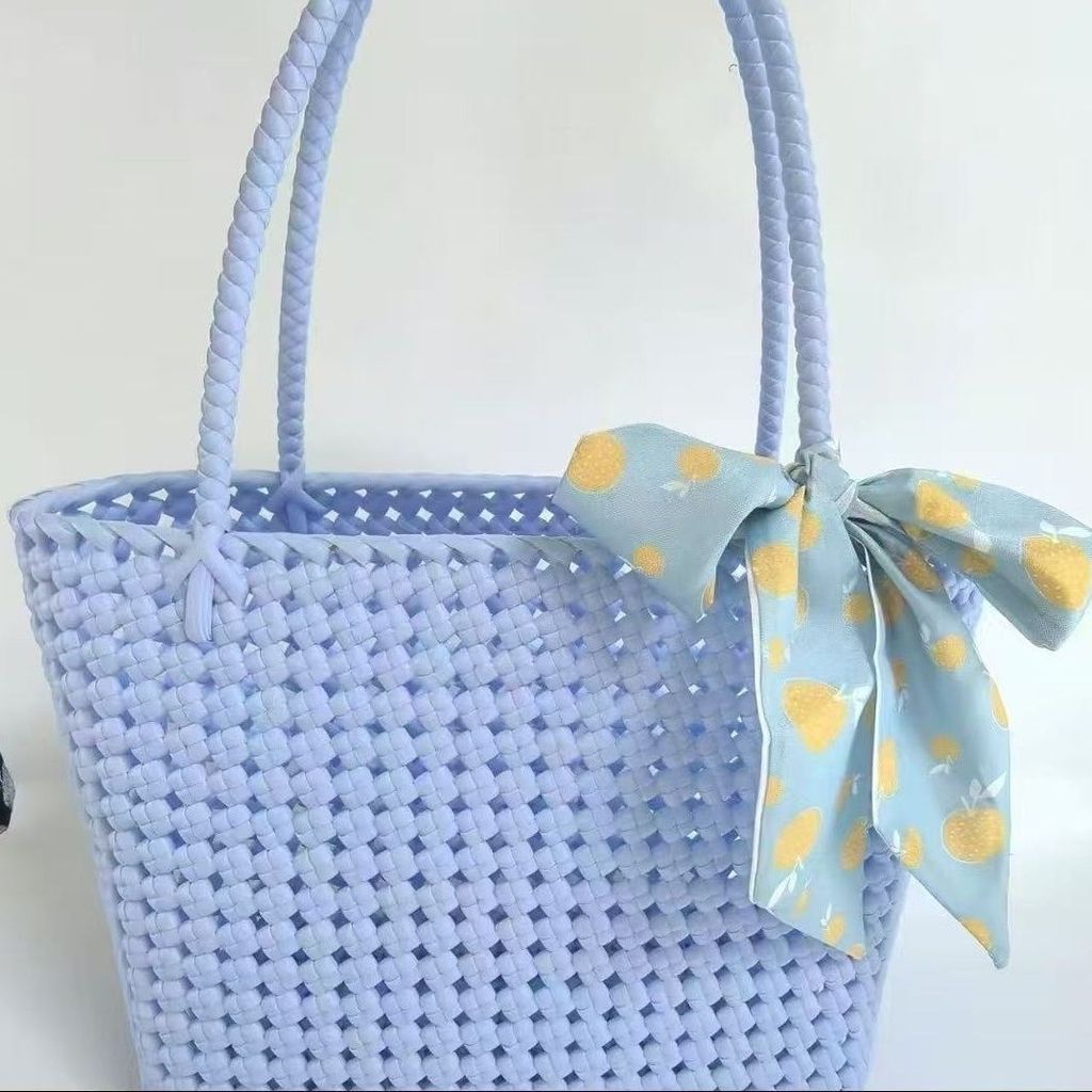 2026 Phong Cách Mới Túi Tote Dệt 5 Mm Flat Mây Túi Xách Điện Thoại Di Động DIY Dệt Chất Liệu Handmade Mây20260201