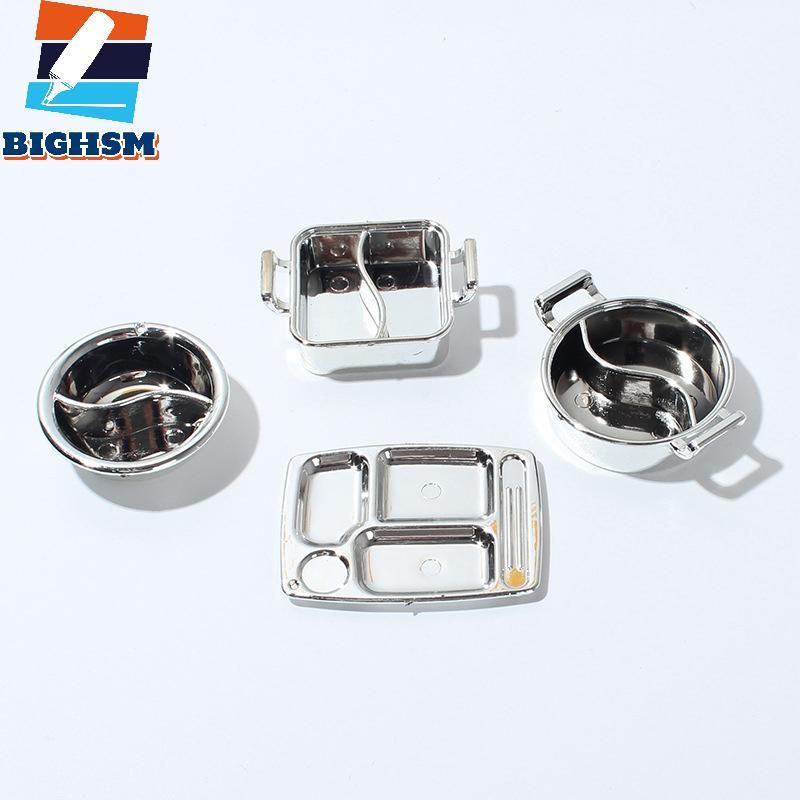 [BIGHSM] 1 / 12 Nhà Búp Bê Mô Phỏng Nồi Canh Nhà Búp Bê Mini Lẩu Bộ Đồ Ăn Búp Bê Nhà Bếp Phụ Kiện Nấ