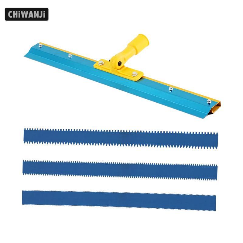 CHiWANji Epoxy Squeegee Floor Wall Spreader Xi măng Floor Leveling Tool Notched Squeegee cho nhà máy