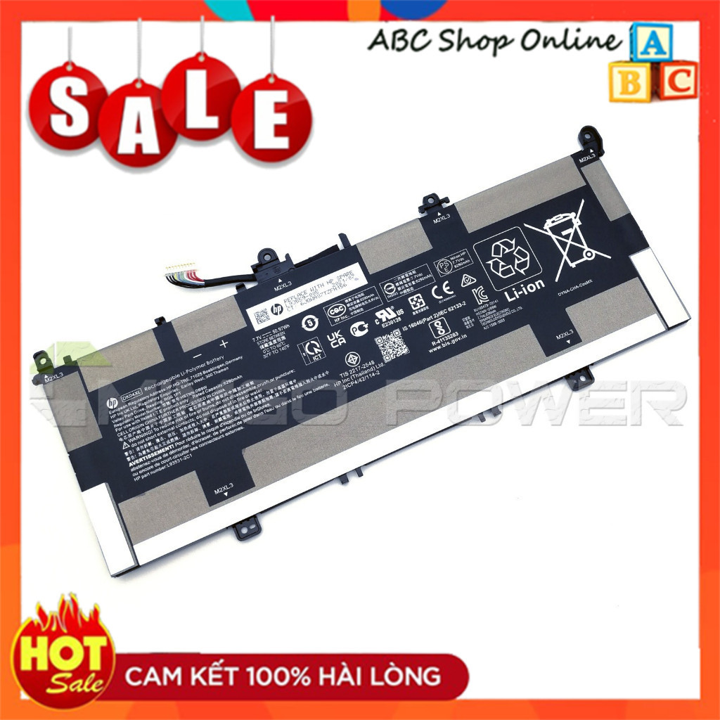 Pin Laptop HP Chromebook X360 13C DK04XL DK04XL DK04050XL HSTNN-DB9W L93531-2C1 L93559-005