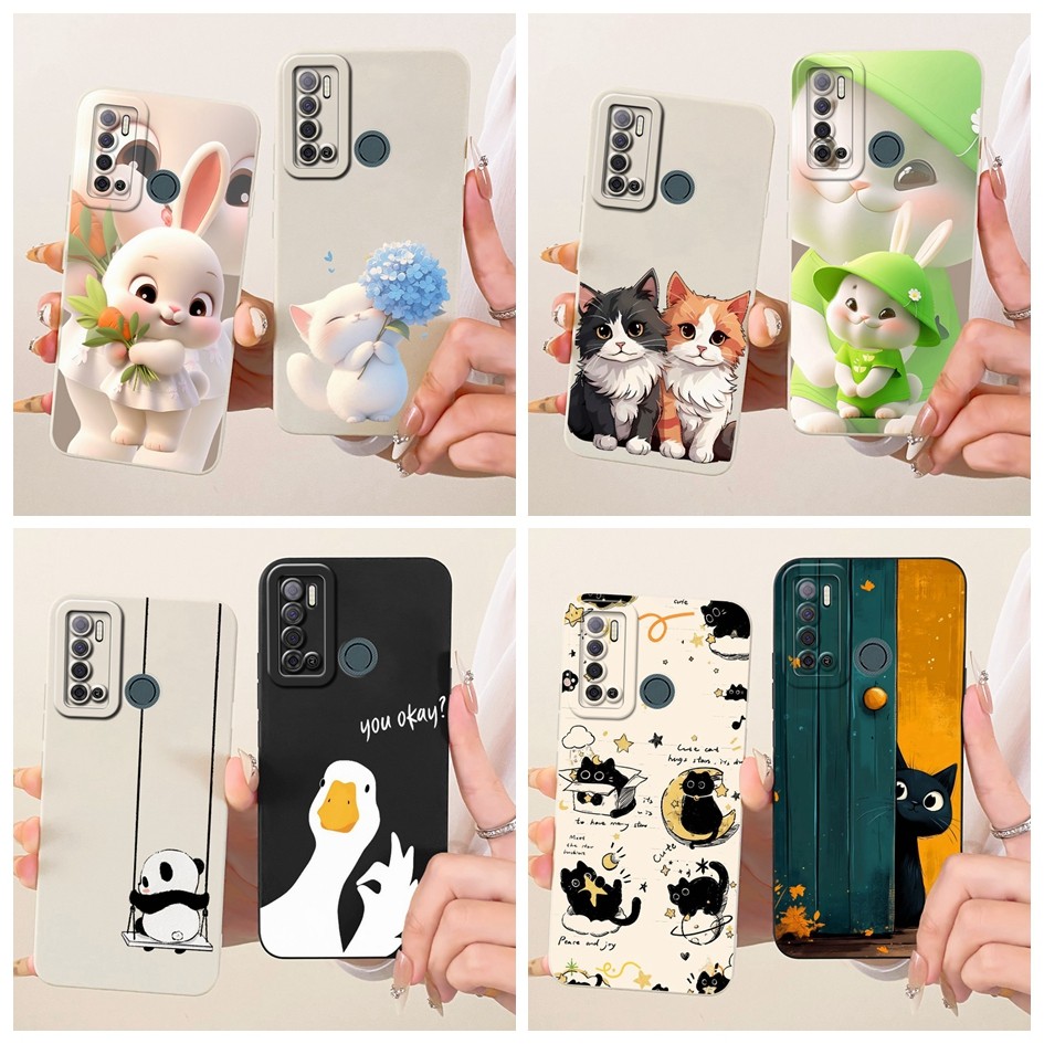 Vỏ bảo vệ Camera cho Tecno Spark Power 2 LC8 / Pouvoir 4 LC7 LC7S / Pouvoir 4 Pro Vỏ mềm hình chú th